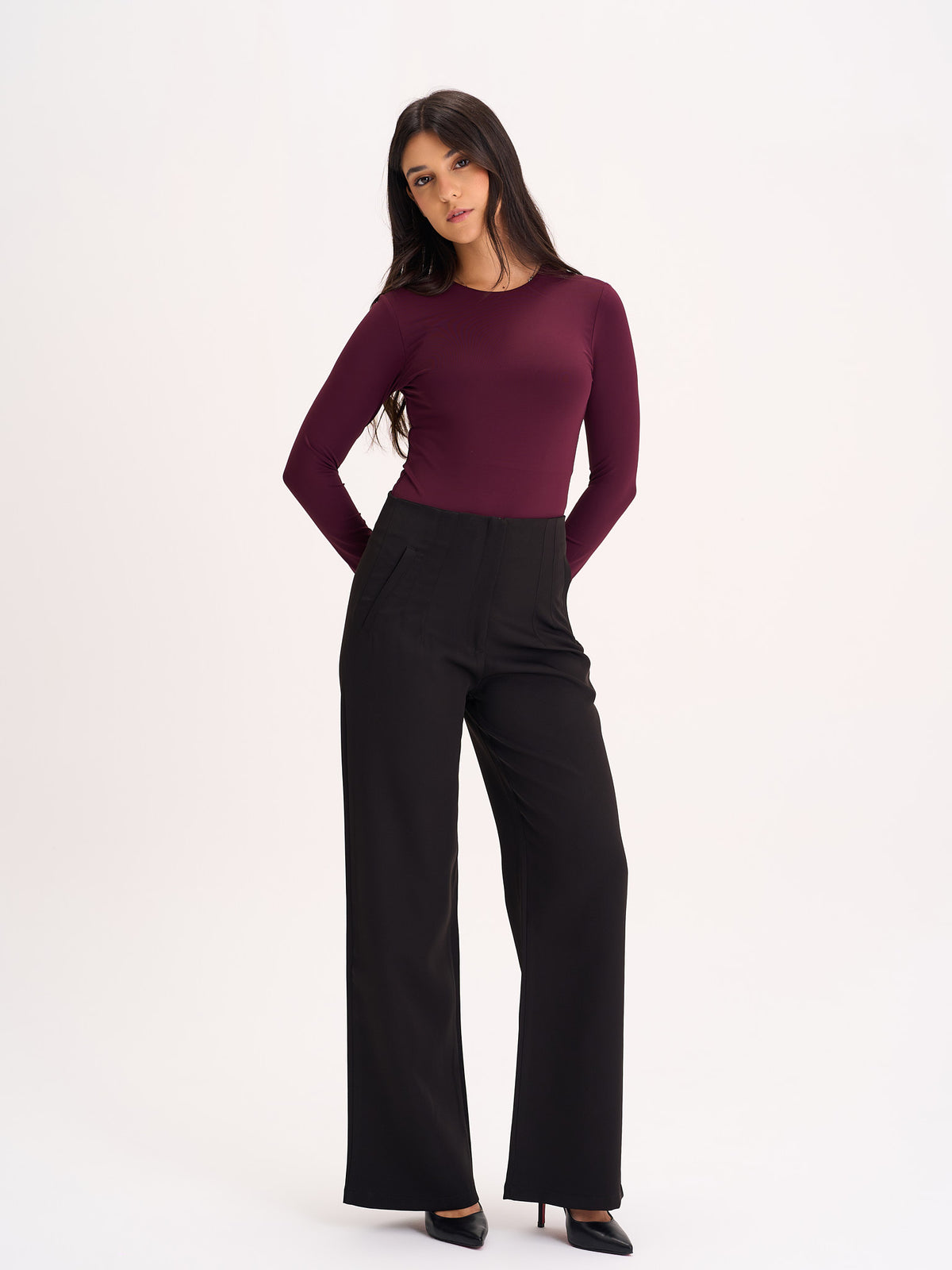 Black Tailored Trousers