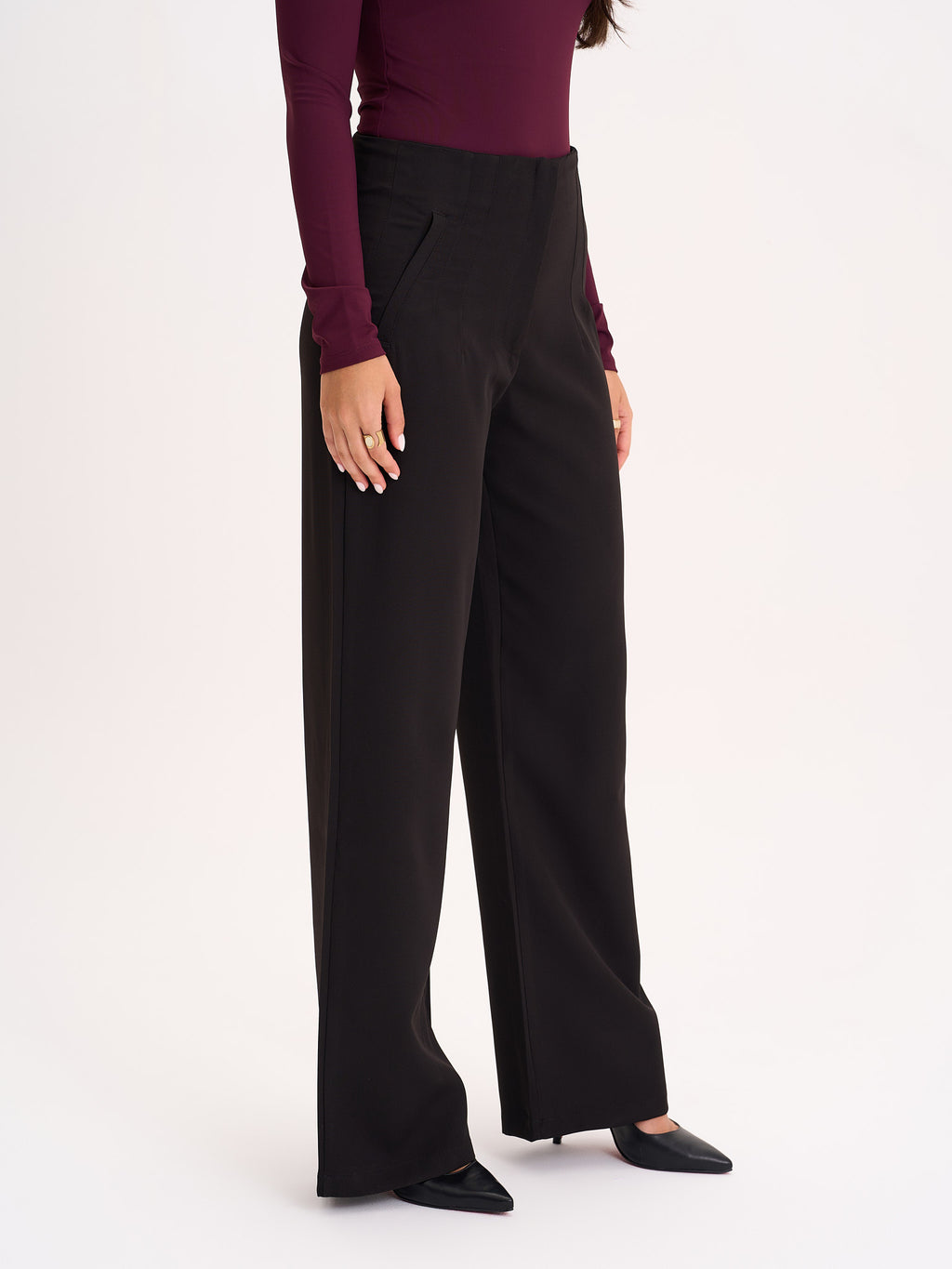 Black Tailored Trousers