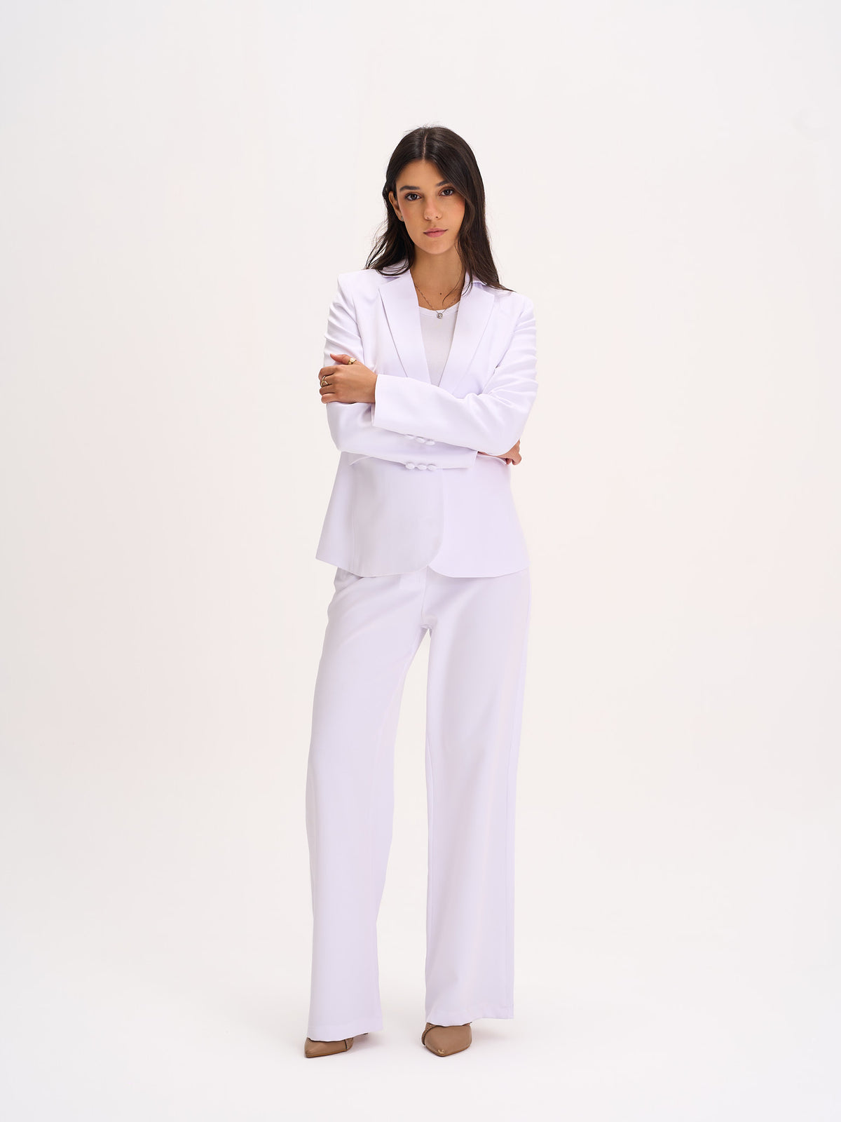 White Tailored Blazer