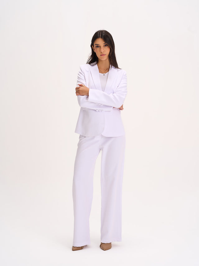 White Tailored Blazer