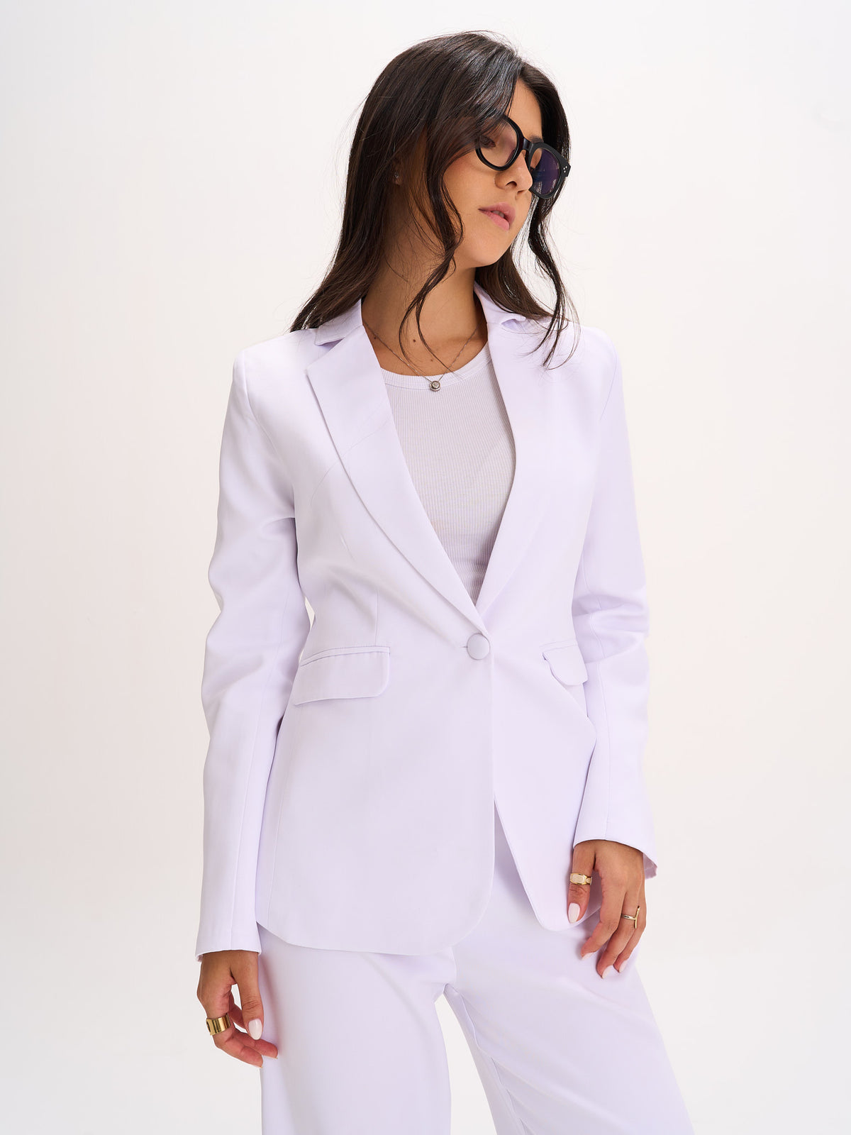 White Tailored Blazer
