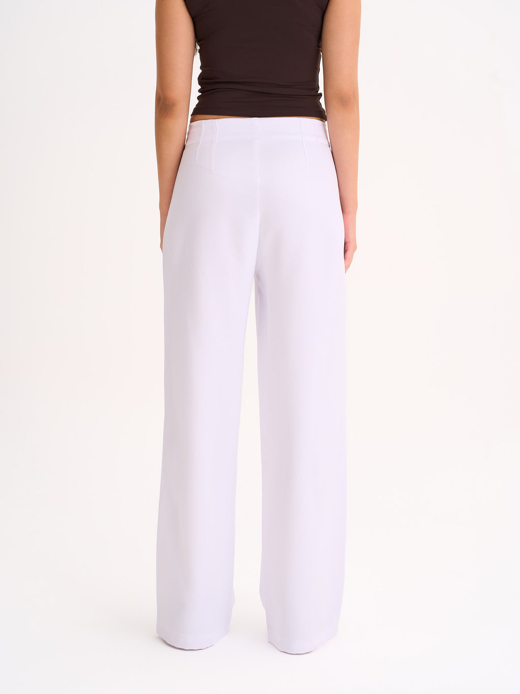 White Tailored Trousers