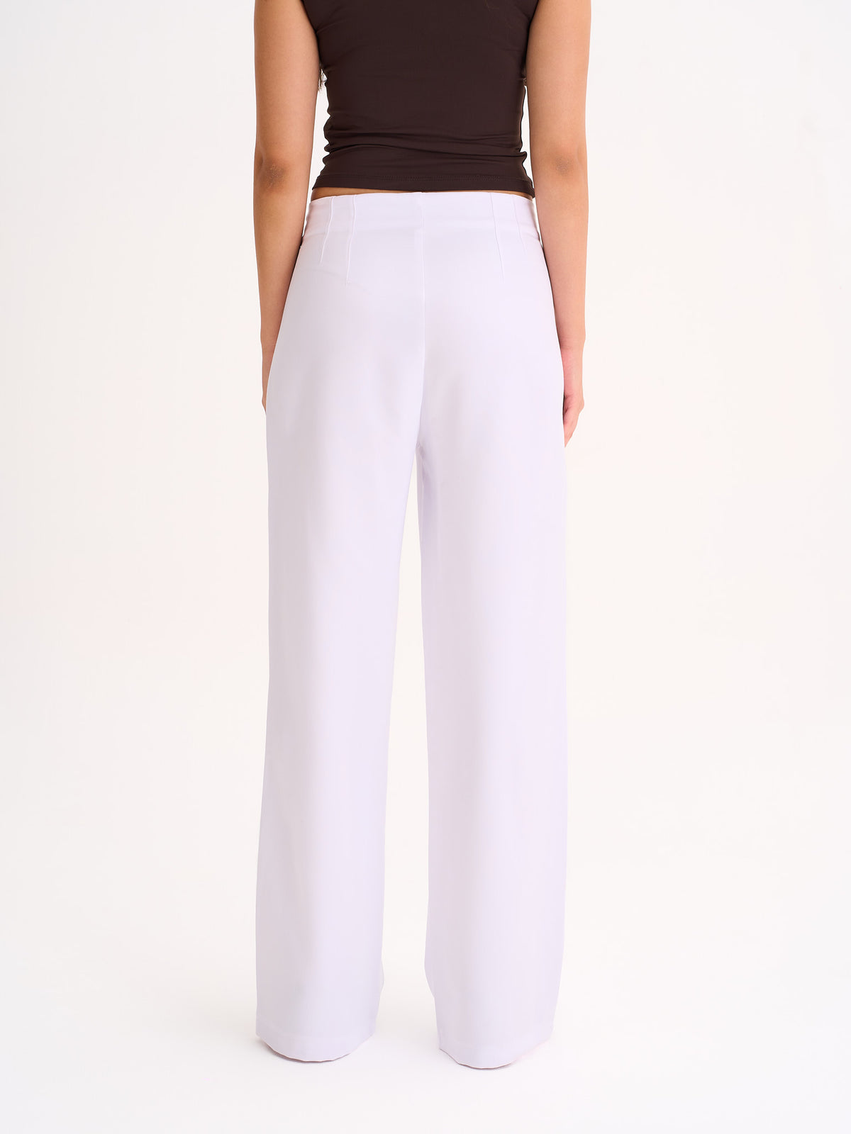White Tailored Trousers